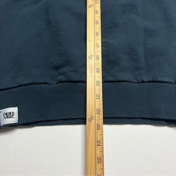 SNAP Climbing x Craven Sweater In Navy Relaxed Fit Organic Cotton Size: Small - Picture 11 of 11